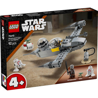 Afbeelding laden in galerijviewer, Lego star wars™ mando en grogu’s n-1 starfighter™ - 75410

