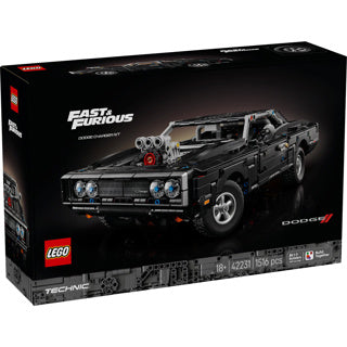 Lego technic fast and furious dodge charger r t auto bouwpakket voor volwassenen 42231