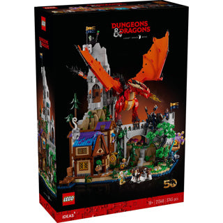 Afbeelding laden in galerijviewer, Lego ideas dungeons dragons - het verhaal van de rode draak - 21348
