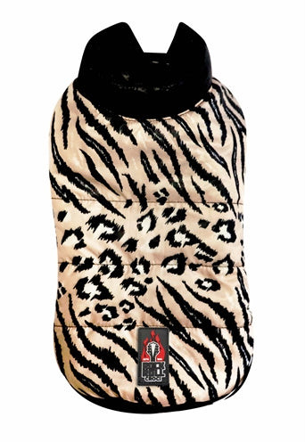 Afbeelding laden in galerijviewer, Croci Hondenjas paddedrock animalier
