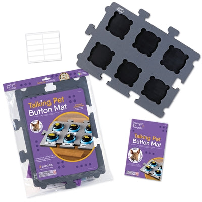 Afbeelding laden in galerijviewer, Hunger for words talking pet button mat
