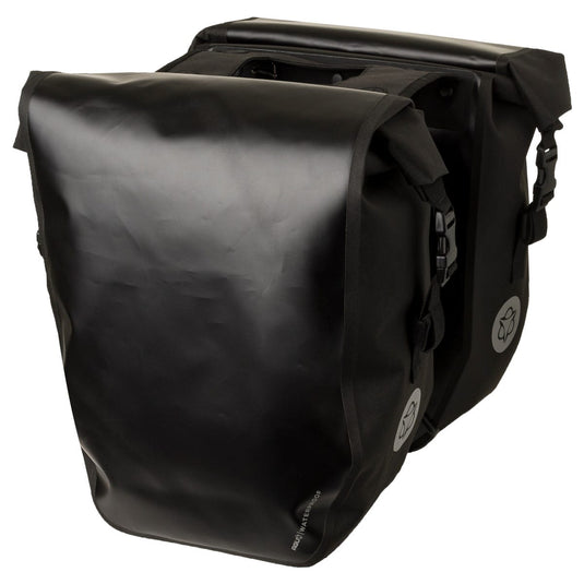 Agu shelter clean dubbele fietstas large zwart