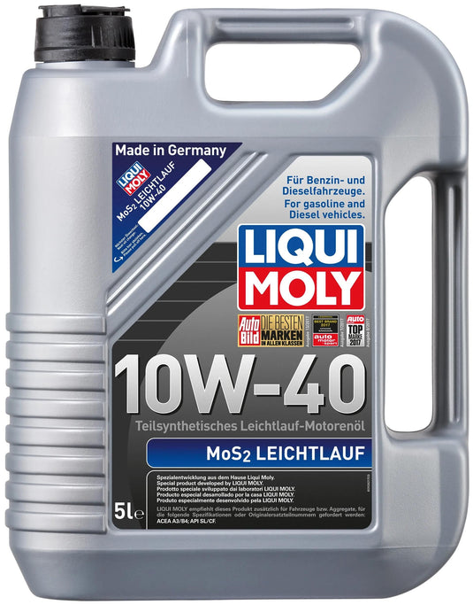 Liqui moly motoröl mos2 leichtlauf mos2-lightrunning oil 5 l 10w-40hd