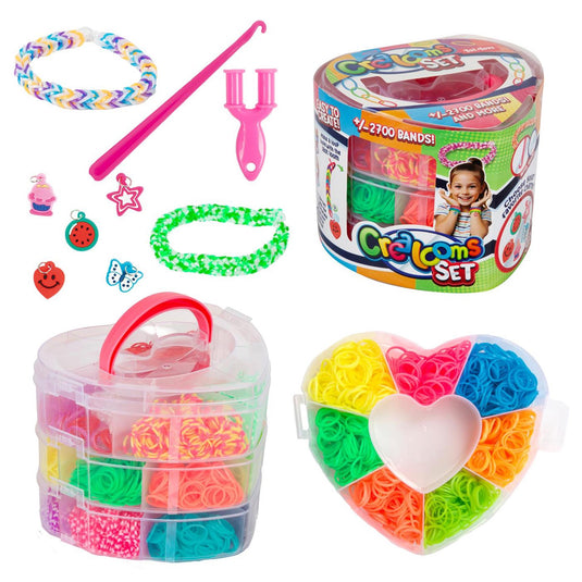 Toi-toys loomband 2700st met accessoires in hart-bewaardoos