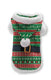 Plenty gifts Kerst hondenjas gestreept print rood groen