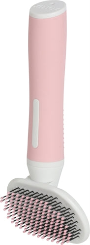 Afbeelding laden in galerijviewer, Zolux anah slickerborstel soft roze wit
