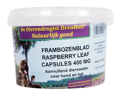 Afbeelding laden in galerijviewer, Dierendrogist Frambozenblad capsules
