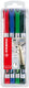 Stabilo write-4-all medium (1,0 mm) permanente marker - 4dlg.