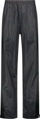 Agu passat - regenbroek - waterdichte fietsbroek - unisex - zwart - xs - elastische taille - verstelbare pijpen - reflecterende details