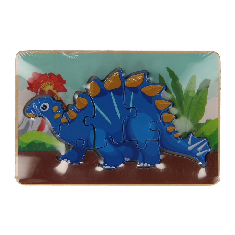 Afbeelding laden in galerijviewer, Houten Legpuzzel Dino, 7st.
