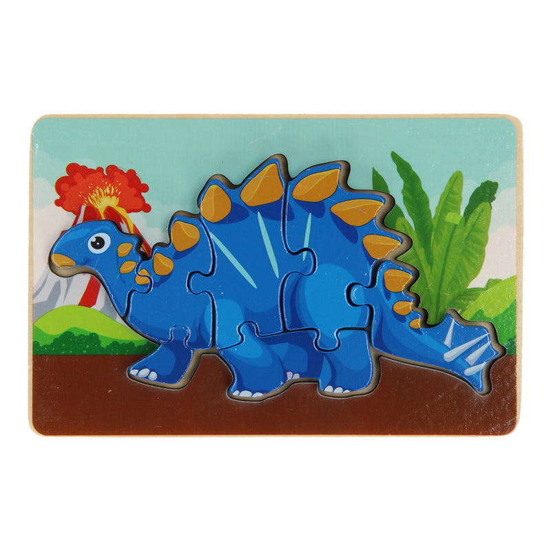 Afbeelding laden in galerijviewer, Houten Legpuzzel Dino, 7st.
