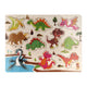 Houten inlegpuzzel dino, 10st.