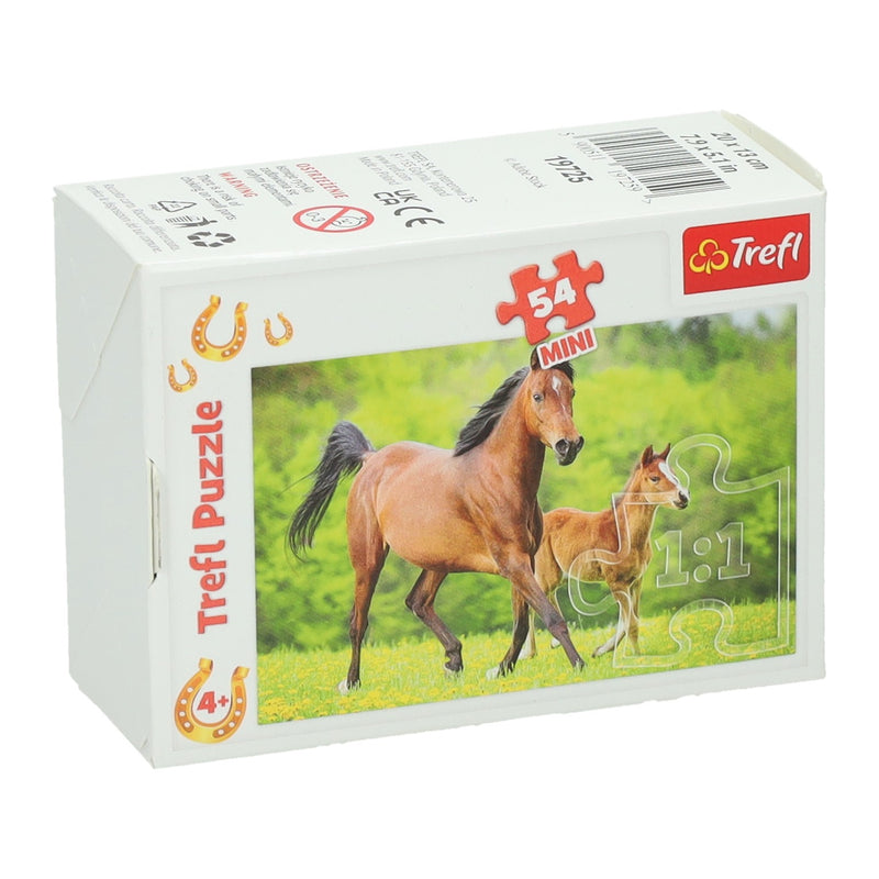 Afbeelding laden in galerijviewer, Mini puzzel paarden, 54st.
