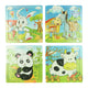 Houten puzzel dier, 16st.