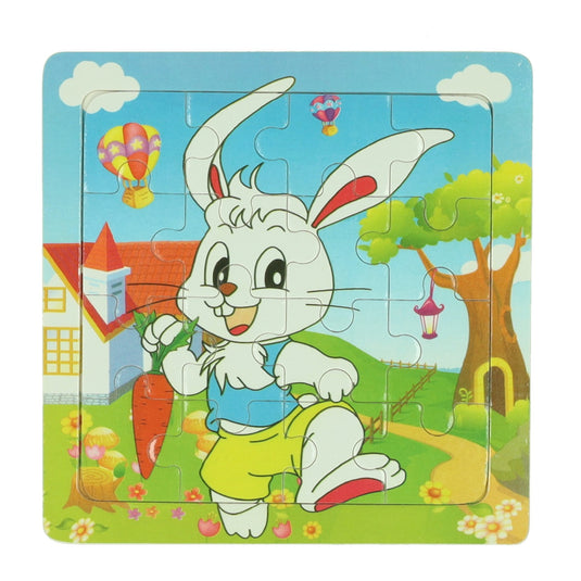 Houten puzzel dier, 16st.