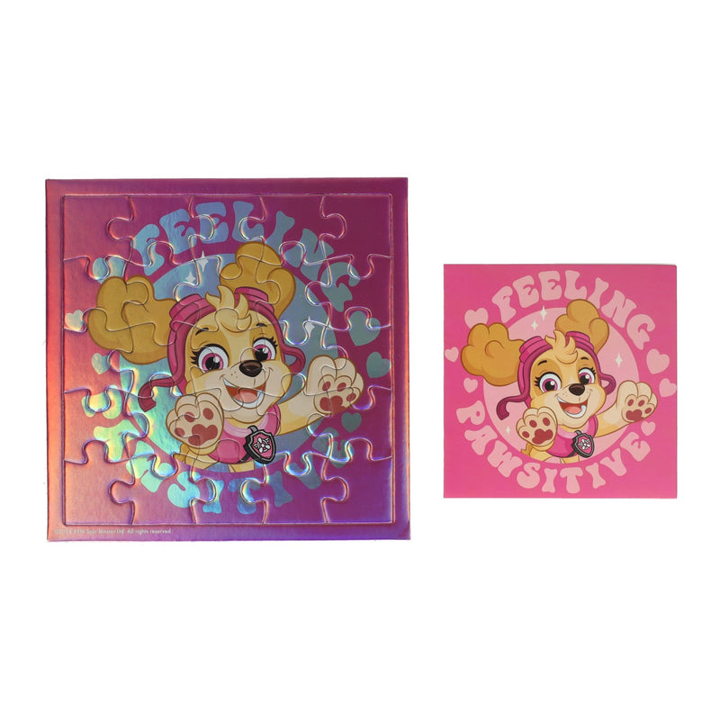 Afbeelding laden in galerijviewer, Paw patrol legpuzzel kaart roze kaart en envelop
