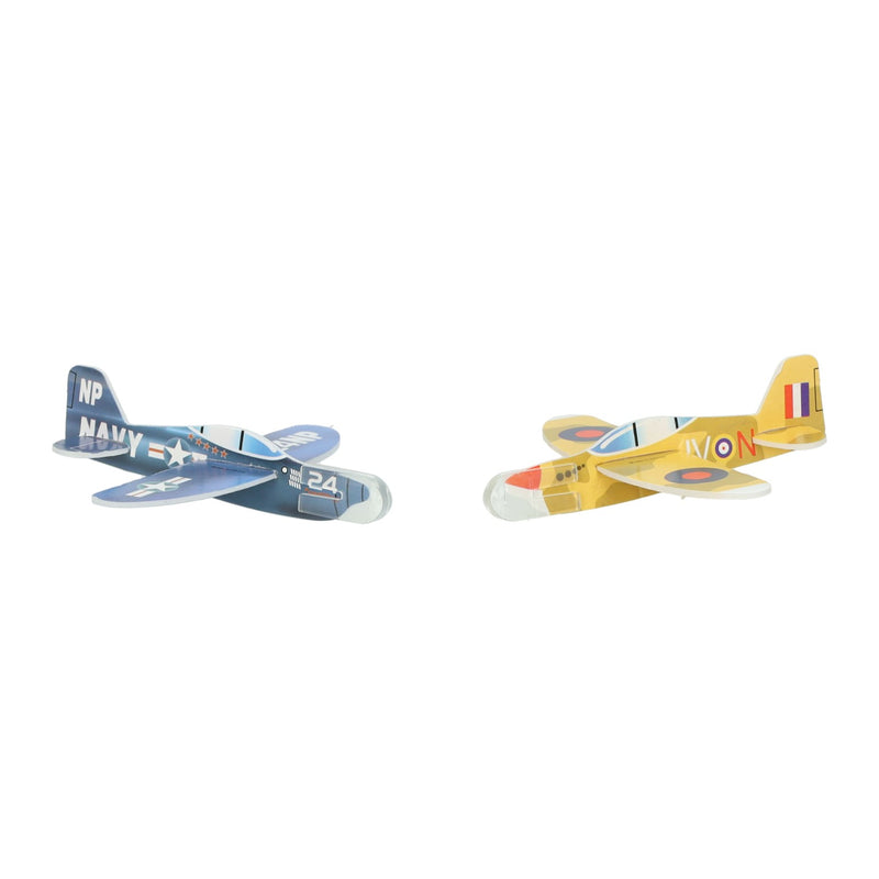 Afbeelding laden in galerijviewer, 3d foam vliegtuig 9cm - 2st.
