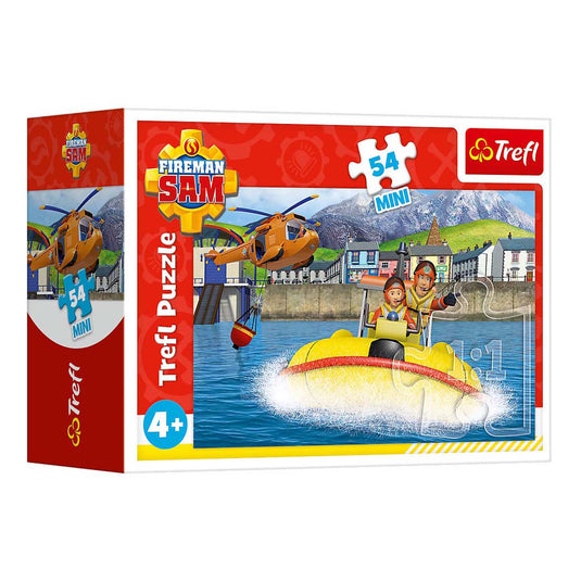 Brandweerman sam mini puzzel - 54st.