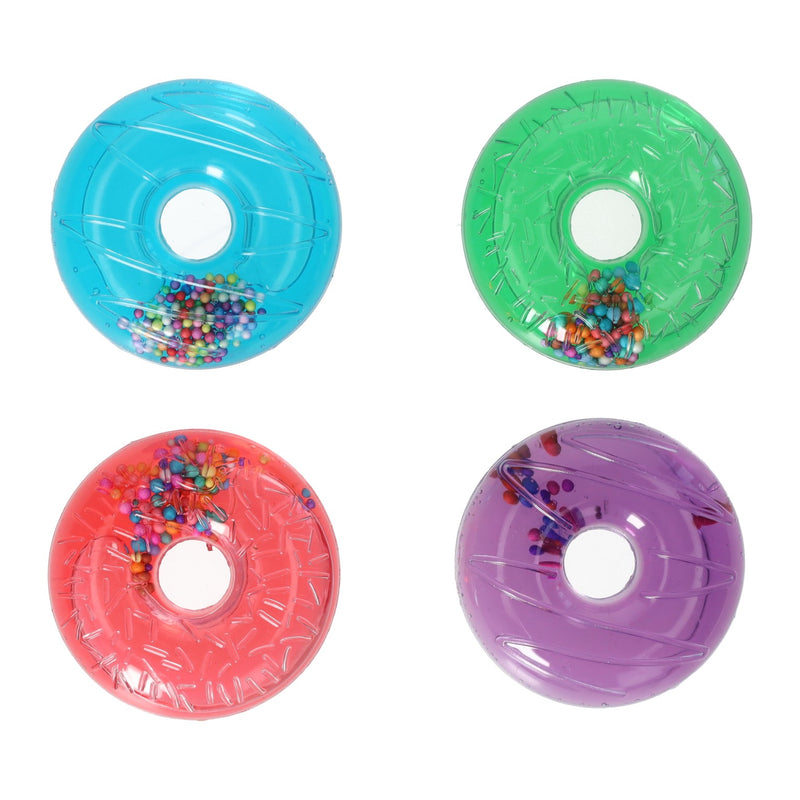 Afbeelding laden in galerijviewer, Donut gevuld met glitter 50gr - 6cm
