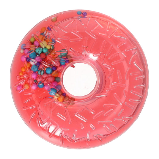 Donut gevuld met glitter 50gr - 6cm
