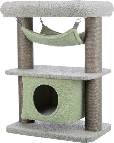 Afbeelding laden in galerijviewer, Trixie Kitten krabpaal lunito grijs mintgroen
