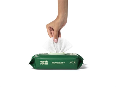 Afbeelding laden in galerijviewer, Earth rated dog wipes geurloos composteerbaar
