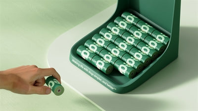 Afbeelding laden in galerijviewer, Earth rated poepzakjes tbv display geurloos gerecycled
