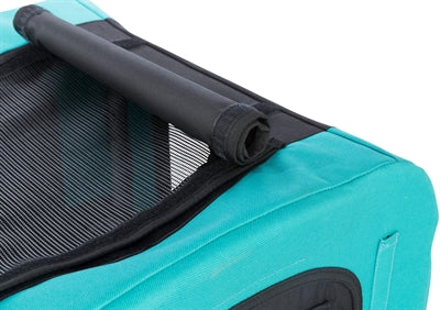 Afbeelding laden in galerijviewer, Trixie Hondenfietskar limited edition zwart turquoise

