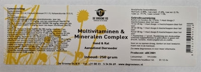 Afbeelding laden in galerijviewer, De groene os Multivitaminen mineralen complex hond kat
