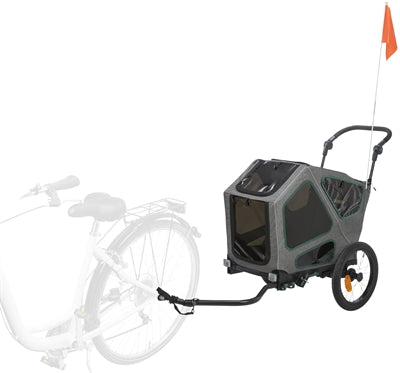 Afbeelding laden in galerijviewer, Trixie Fietskar grijs salie
