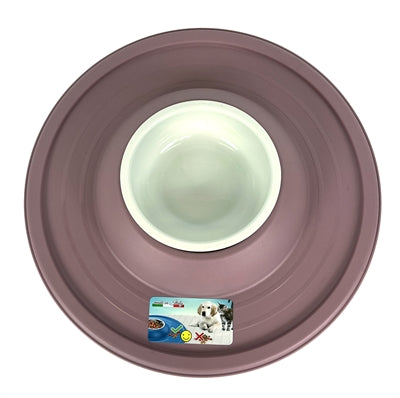Afbeelding laden in galerijviewer, Happy pet Mad about pets voerbak drinkbak volcano blush roze
