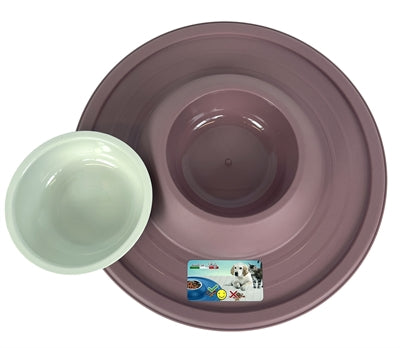Afbeelding laden in galerijviewer, Happy pet Mad about pets voerbak drinkbak volcano blush roze
