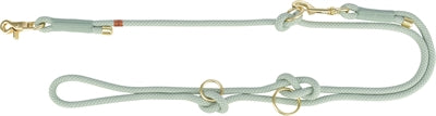 Afbeelding laden in galerijviewer, Trixie soft rope hondenriem verstelbaar saliegroen mint
