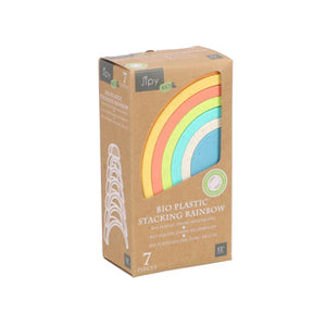 Mlitoys bioplastic stapelregenboog 7-delig