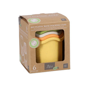Mlitoys bioplastic stapelbekers 6-delig