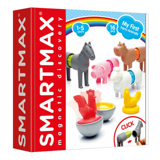 Afbeelding laden in galerijviewer, Smartmax my first farm animals - magnetische boerderijdieren - 16-delige bouwset met zachte elementen - educatief speelgoed voor peuters - vanaf 1 jaar

