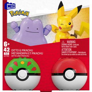 Pokemon mega pokebal 2 pak assorti | 3 stuks