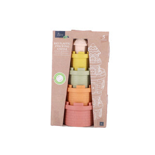 Afbeelding laden in galerijviewer, Jipy bioplastic stapel kasteel 5 delig | 3 stuks
