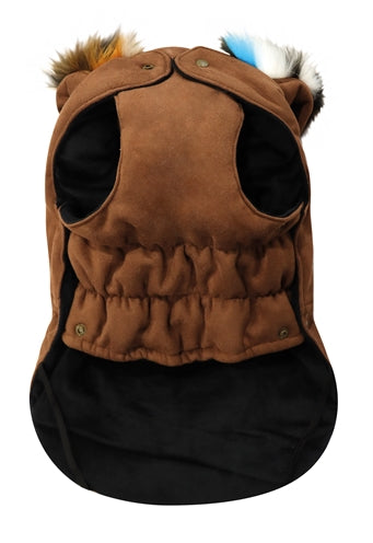Afbeelding laden in galerijviewer, Croci Hondenjas shearling gevoerd bruin
