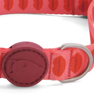 Afbeelding laden in galerijviewer, Morso halsband gerecycled lipstick roze
