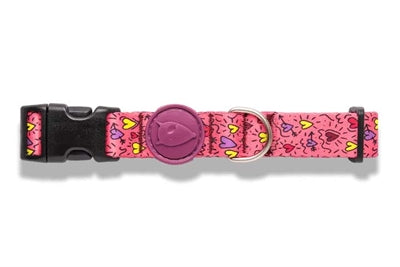Afbeelding laden in galerijviewer, Morso halsband hond gerecycled pink think roze
