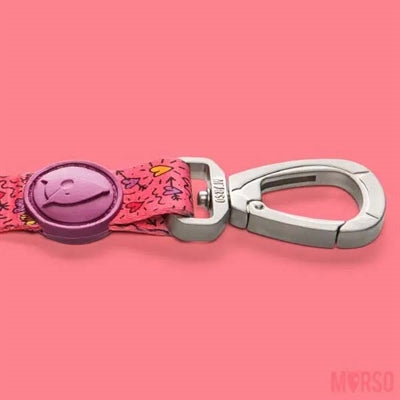 Afbeelding laden in galerijviewer, Morso hondenriem gerecycled pink think roze
