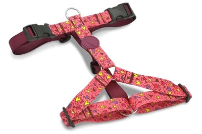 Afbeelding laden in galerijviewer, Morso hondentuig h-tuig gerecycled pink think roze
