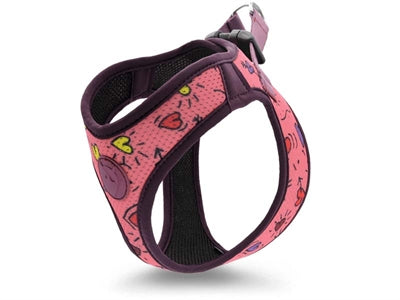Afbeelding laden in galerijviewer, Morso hondentuig body mesh gerecycled pink think roze
