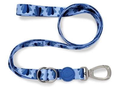 Afbeelding laden in galerijviewer, Morso hondenriem verstelbaar gerecycled splash blauw
