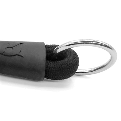 Afbeelding laden in galerijviewer, Morso half slip halsband hond soft rope gerecycled black zwart
