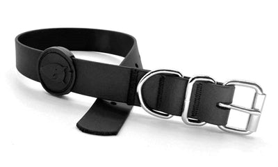 Afbeelding laden in galerijviewer, Morso halsband hond waterproof gerecycled black zwart
