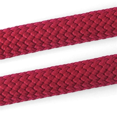 Afbeelding laden in galerijviewer, Morso half slip halsband hond regular rope gerecycled red velvet rood

