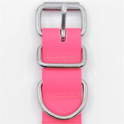 Afbeelding laden in galerijviewer, Morso halsband hond waterproof gerecycled passion pink roze
