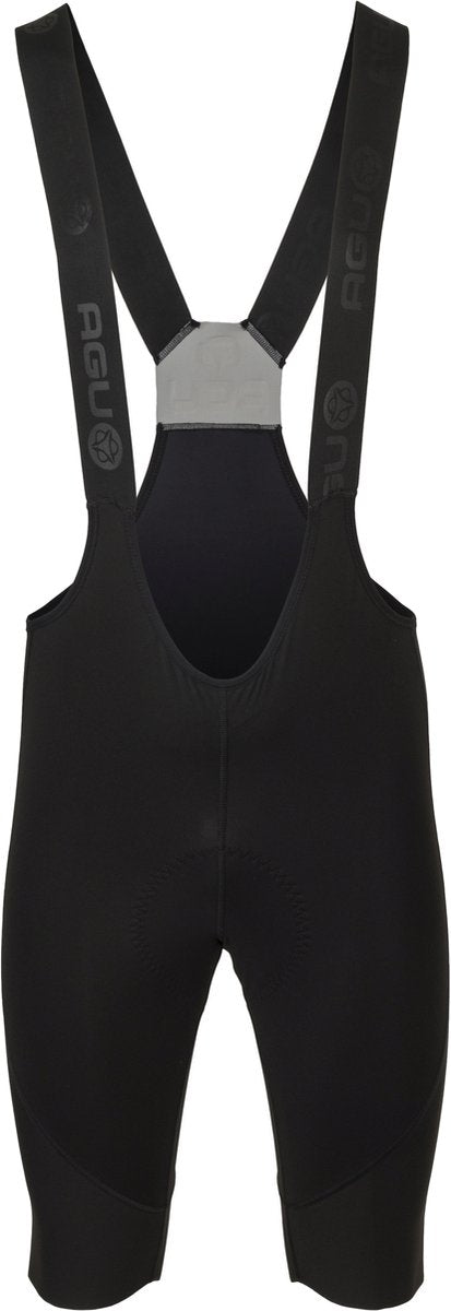 Agu comfort plus - bibshort - fietsbroek - wielrenbroek - met zeem - ademend compressie - siliconen gripper - naadloze bretels - blauw - dames - xl